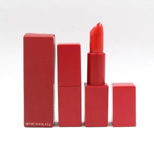 Maquillage Bright Red Lipstick Rouge A Levres Hydratant Nature Long Last Facile à porter Make Up Lip Stick