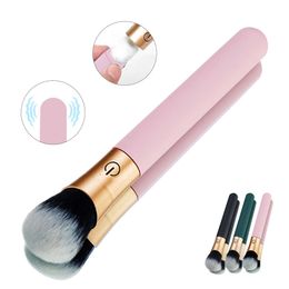Maquillage brosse féminine vibratrice mini vibrateurs de balle avant magic wand masturbator clitoral vaginal s spot anal massage femme sexy jouet