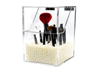 Make -up borstelhouder stofdichte opbergdoos 5 mm dikke acryl make -up organisator make -up borstels bekerhouder secado pinceles maquillaj4826021