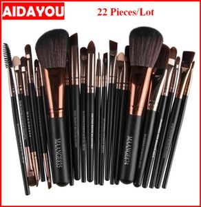 Makeup Brush Set Eyeshadow 21pcs Foundation professionnelle Brosse à crème plate Flat Makeup Brushes Cosmetic Makeup professionnel BEA4853743900