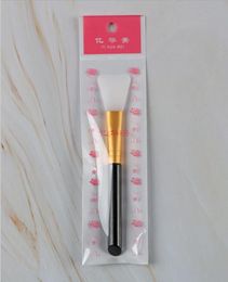 Makeup Brush Silicone Mask Brush Facial Eye Makalip Silica Gel Mask Brosses Cosmetic Beauty Tools2295341