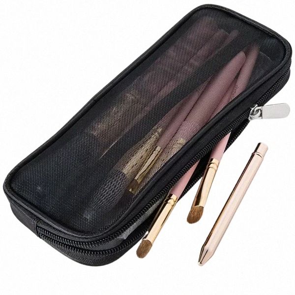 Makeup Brush Travel Case Cosmetic Tobetry Sac Organisateur pour hommes Femmes outils de beauté Mesh Kit Pouche W Active de stockage T4ZB #