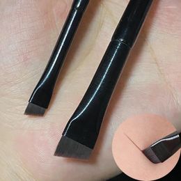 Pinceaux de maquillage 1/2 pièces Eyeliner professionnel sourcil Portable petit pinceau de Contour angulaire ensemble femmes outils de beauté Ra