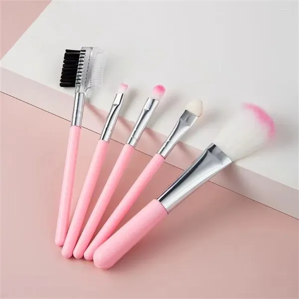 Ensemble de pinceaux de maquillage, Mini pinceaux portables, petits pour fard à paupières, Blush, surligneur, cosmétiques, outils de beauté, emballage PVC/OPP, 1/5 pièces