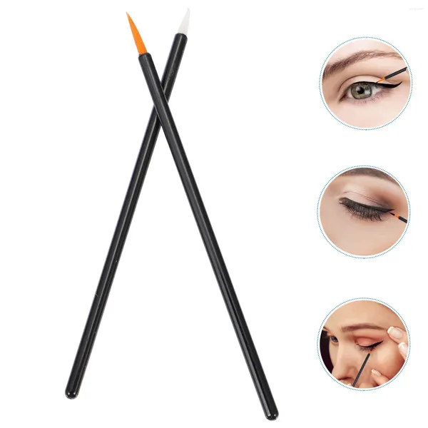 Pinceaux de maquillage 100 pièces brosse à cils jetable outil Eyeliner fille fibre artificielle filles