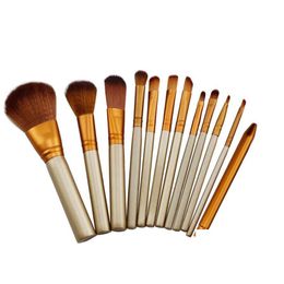 Pinceaux De Maquillage 12 Pcs Cosmétique Outils De Pinceau De Maquillage Du Visage Kit Avec Boîte Au Détail Drop Delivery Santé Beauté Accessoires Dhmqr