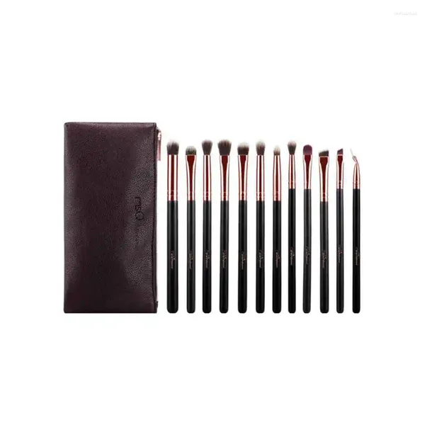 Pinceles de maquillaje 12PCS MSQ Professional Beauty Soft Synthetic Brush Set de maquillaje Sombra de ojos