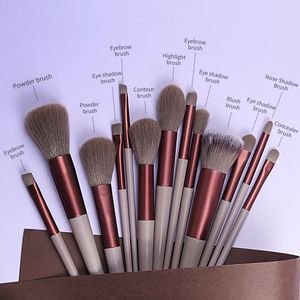 Makeup Brushes 13 PCS Makeup Brushes Set Eye Shadow Foundation Women Cosmetic Brush Eyeshadow Blush Beauty Soft Make Up Tools 231102