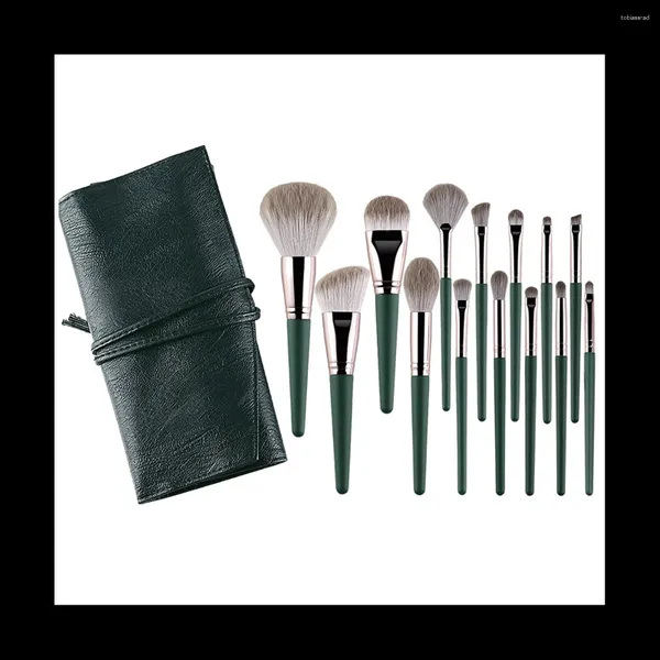 Makeup Brushes 14pcs Set Fluffy Soft Feed Shadow Foundation Brush Femme Cosmetic Powder Blush Mélanger Beauté Tool