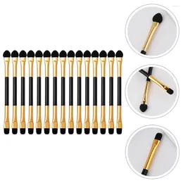 Makeup Brushes 15 PCS Brosse à paupières Brosse Femmes Applicateurs jetables Eyes Plastic Stick Miss Foam Sponge