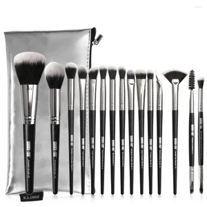 Make-up Kwasten 15 Stuks Zachte Pluizige Set Voor Cosmetica Foundation Blush Poeder Oogschaduw Kabuki Blending Brush Schoonheid