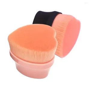 Make-up kwasten 1Pc Liefde-hartvormige foundation Make-up kwast Poeder Blusher Prachtig draagbaar hulpmiddel