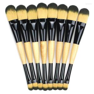 Makeup Brushes 1PC Pro Brush Liquid BB Foundation Double Head Crealer Face Mask Handle Cosmetic Making Tools Cosmetic
