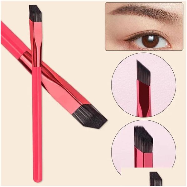 Pinceaux de maquillage 1pc brosse à sourcils sauvage mtifonction cheveux simulés carré peinture stéréoscopique outil de délié livraison directe santé beauté ot15m