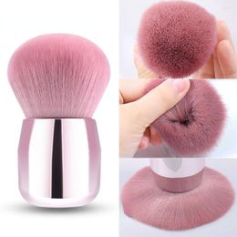 Makeup Brushes 1pcs Fouffy Foundation Foundation Powder Blush Blush Brush Soft Chandroom-Head Chubby Cosmetic Beauty Tools with Bag