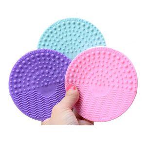 Pinceaux de maquillage 1 pièces brosse en Silicone tampon nettoyant Palette nettoyant tapis de nettoyage lavage épurateur cosmétique maquillage outils maquillage