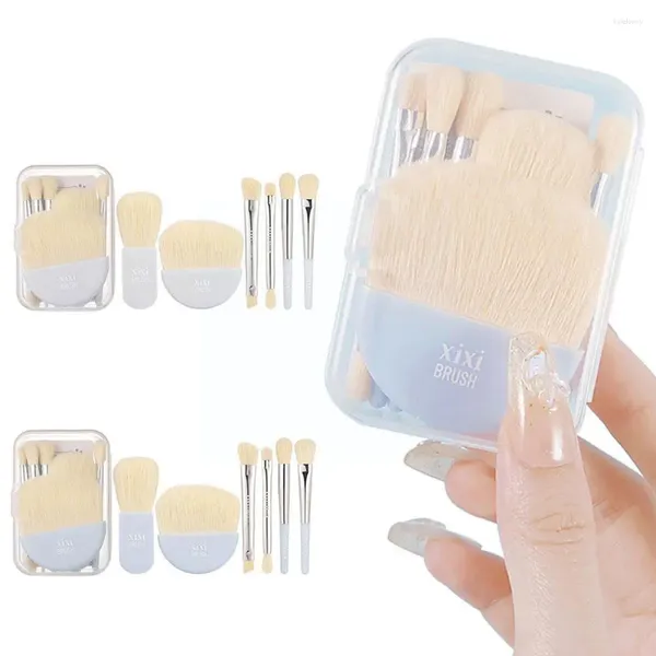 Pinceles de maquillaje 2023 Principiante Mini Travel Lady Portable Beauty Brush Set Herramientas para el cabello Soft X5r6