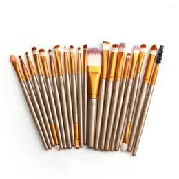 Makeup Brushes 20Pcs Brush Set Eyeshadow Blending Foundation Powder Eyebrow Double Head Beauty Make Up Kits