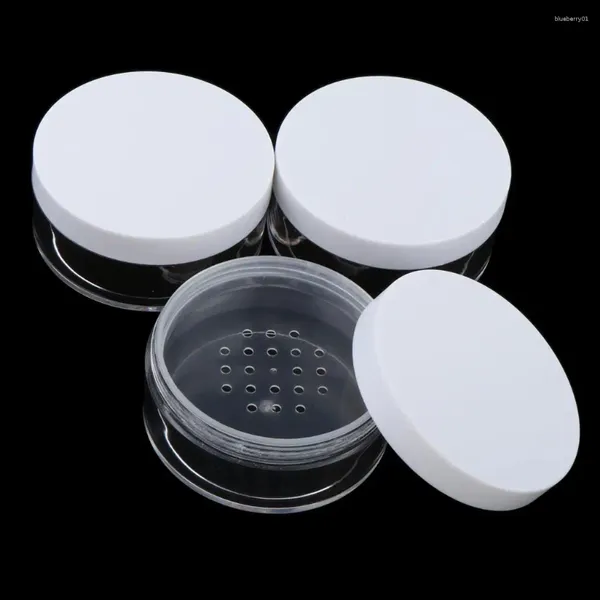 Los cepillos del maquillaje 3 pedazos 50g 1.8oz caso vacío hacen el tenedor del envase para el uso del hogar