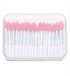 Make -upborstels 30 stks siliconen lipborstel exfoliërende lippenstift met filmstofdichtbare deksel mollige soepeler applicator cosmetisch gereedschap4041390