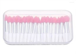 Make -upborstels 30 stks siliconen lipborstel exfoliërende lippenstift met filmstofdichtbare deksel mollige soepeler applicator cosmetisch gereedschap3028784
