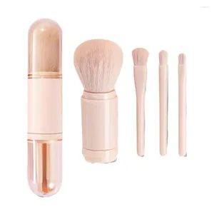 Makeup Brushes 4 in 1 Mini Mini Eyeshadow Brush Cosmétique portable rétractable pour femmes accessoires de beauté