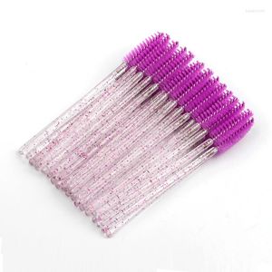 Make -upborstels 5/50 PCS wimper wegwerp mascara Wands Applicator Spoolers Oogwimpers Cosmetische borstel Make -upgereedschap