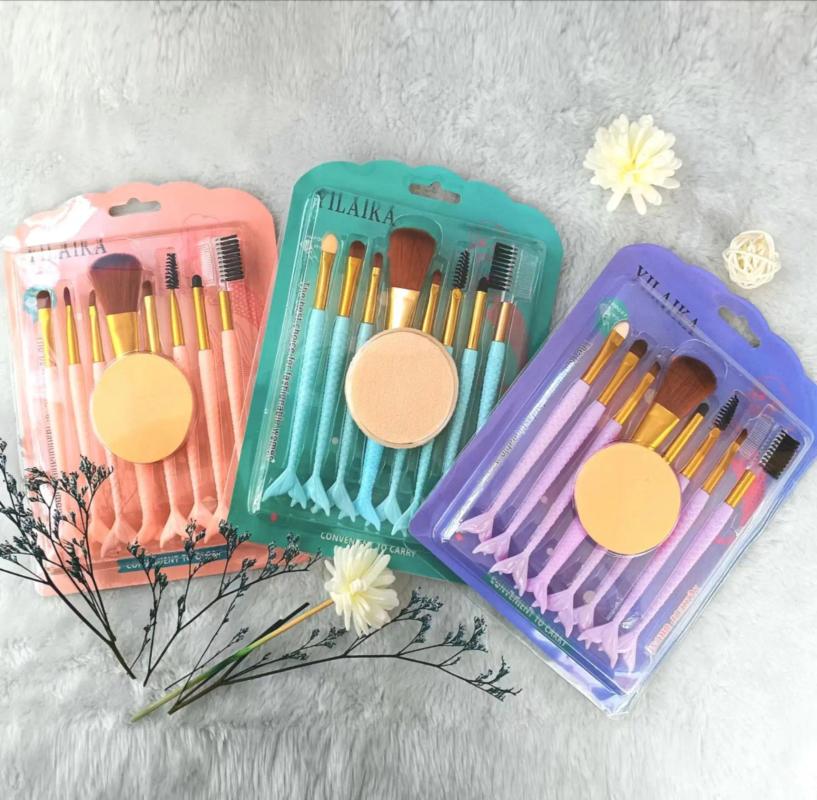 Makeup Brushes 5/7pcs Mjuka fluffiga uppsättningar för Cosmetics Foundation Blush Powder Eyeshadow Kabuki Blending Brush Beauty Tools