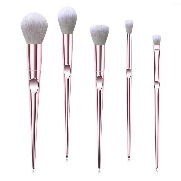 Pinceaux de maquillage 5 PCS Professional Softable Brush Face Mask Tool Set Cosmétique Poudre Ombre À Paupières Fondation Blush