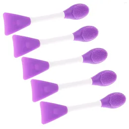 Pinceaux de maquillage 5 pièces, brosse pour masque en Silicone, lavage du visage, soins de la peau, nettoyant, épurateur, nettoyage du visage