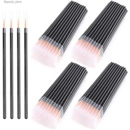 Pinceaux de maquillage 500 pièces en gros jetable Eye Liner baguette applicateur cosmétiques maquillage brosse ligne des yeux ligne des lèvres dessin maquillage outils Q231110