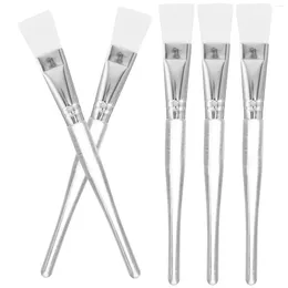 Pinceaux de maquillage 5 pièces, brosse pour masque Facial, fait maison, pour remuer le visage, cheveux plats et doux, applicateur de boue, nettoyage de la peau, outils de soins, fournitures