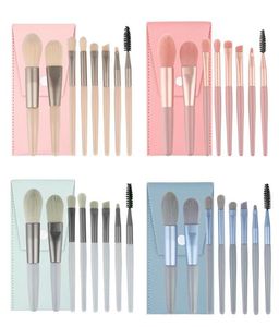 Brosse de maquillage 8pcs Brush Set Cosmect for Face Maquillage Tools Women Beauty Professional Foundation Blush Eyeshadow Consaler8183719