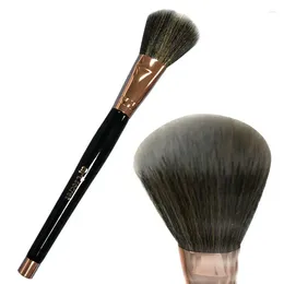 Makeup Brushes Arttecret Blush Cheek Brush Tool Cosmetic Tool Rose Gold Ferrule Base Blossy Black Handle Strike Emprocing Logo 18002