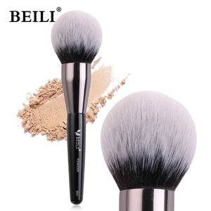 Make -upborstels Beili make -up borstel zachte en losse poeder foundation 1 -stuk synthetisch haarmengborstel voor make -up van gezicht en schoonheidsgereedschap Q24052222