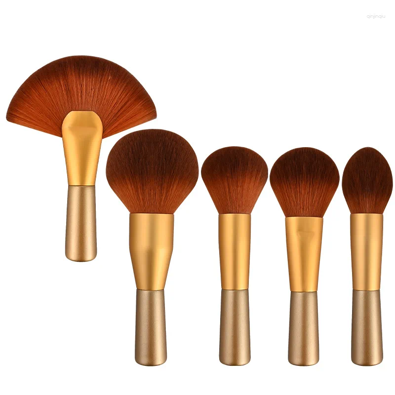 Makeup Brushes BEIYALI Large Fan Shape Brush Powder Blush Highlight Facial Beauty Tools