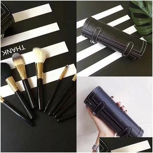 Makeup Brushes Brand 9 PCS Set Kit Trail Beauty Beauté Professionnel Handle Fondation Lèvres Cosmetics Brush Drop Livraison Outils de santé DHBXW