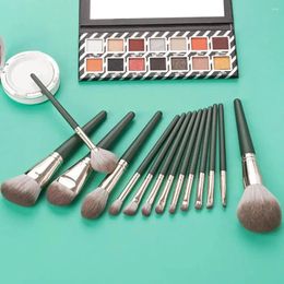 Brushes de maquillage Brushes Brush Set 14 PCS Foundations synthétiques Cocoriseurs d'oeil en poudre avec un boîtier Blush Casmetic R2O5