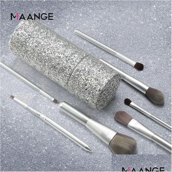 Pinceles de maquillaje Conjunto de pinceles Herramientas de belleza Sombra de ojos Base en polvo Delineador de ojos Pestañas B Herramienta Drop Entrega Accesorios para la salud Ot3Ty