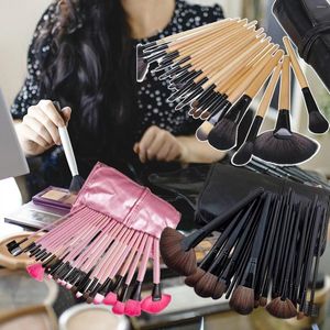 Make-upborstels Borstelsets met draagtas Poeder Make-up DIY-gereedschap voor vrouwen Gif