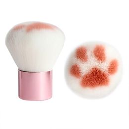 Pinceaux de maquillage Cat Claw Belle Fondation Pinceau De Maquillage Fibre Artificielle Cheveux Court Bouleau Poignée Visage Adorable Beauté Maquillage Outil Drop D Dhq7I