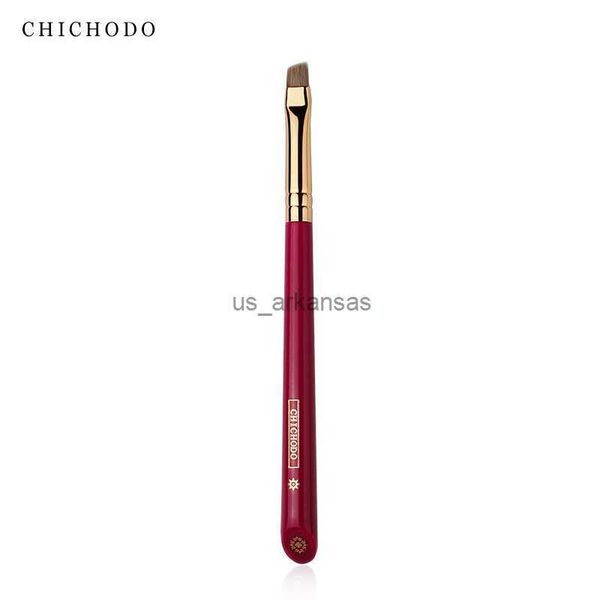 Brochas de maquillaje CHICHODO Brocha de maquillaje de lujo Brocha de cejas marrón Brocha suave de alta calidad hecha de pelo de animal - Serie de rosas rojas 007 HKD230821