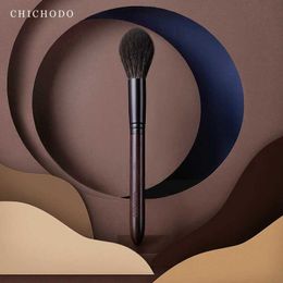 Makeup Brushes Chichodo Makeup Brush Ink Series Top Animal Hair Makeup Makeup Brush Hair Hairs HighSights Brush Cosmetic Tool Facial - J302 Q240522