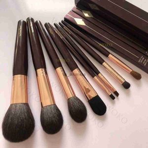 Pinceaux de maquillage CT- Foundation Bronzer Blusher Powder Sculpting Makeup Brushes Luxury Eyeshadow Crease Smudger Eyeliner Lip Brush Makeup Tools HKD230821