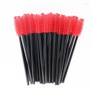 Make -upborstels Dococer Goede kwaliteit wegwerp 500 pc's/Pack Crystal Wimel Borstel Diamantgreep Mascara Wands Extension Tool