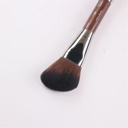 Make-upborstels Dubbele beeldhouwborstel 158 Schuine contour Poeder Blush Brush Borstel Beauty Cosmetics Blender Tools Hoge kwaliteit Q240507