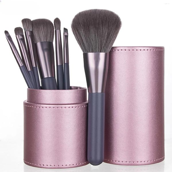 Makeup Brushes Foundation Foundation Blush Tool Beauty With Brochas Eyeshadow Professional haut de gamme haut de gamme Powder 7pcs