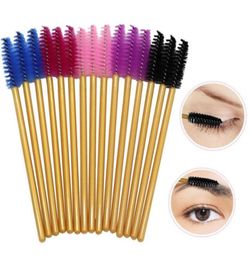 Brosse de maquillage Mascara Mascara WAND SEBSELASH BROSSE 50 PCSET SORTIE DANS LAS LASS DIFPOST