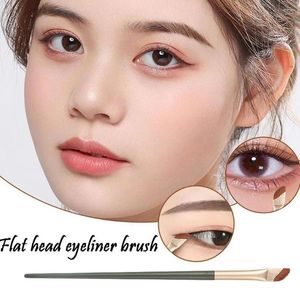 Brosse de maquillage Brosse Eyeliner Brosse Flat Fine Angled Fin Fin Brow Up Linner Make Professional Tool Female Beauty S8L2