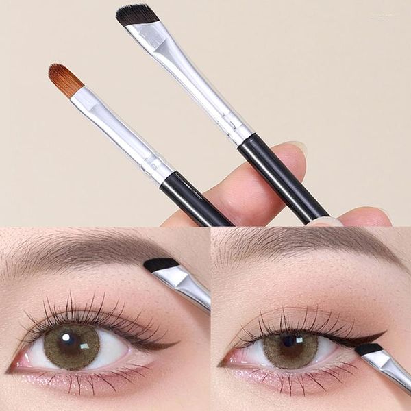 Pinceles de maquillaje, delineador de ojos, brocha para cejas, profesional, multifuncional, suave, lápiz labial, difuminado, cubierta de contorno, corrector de ojeras